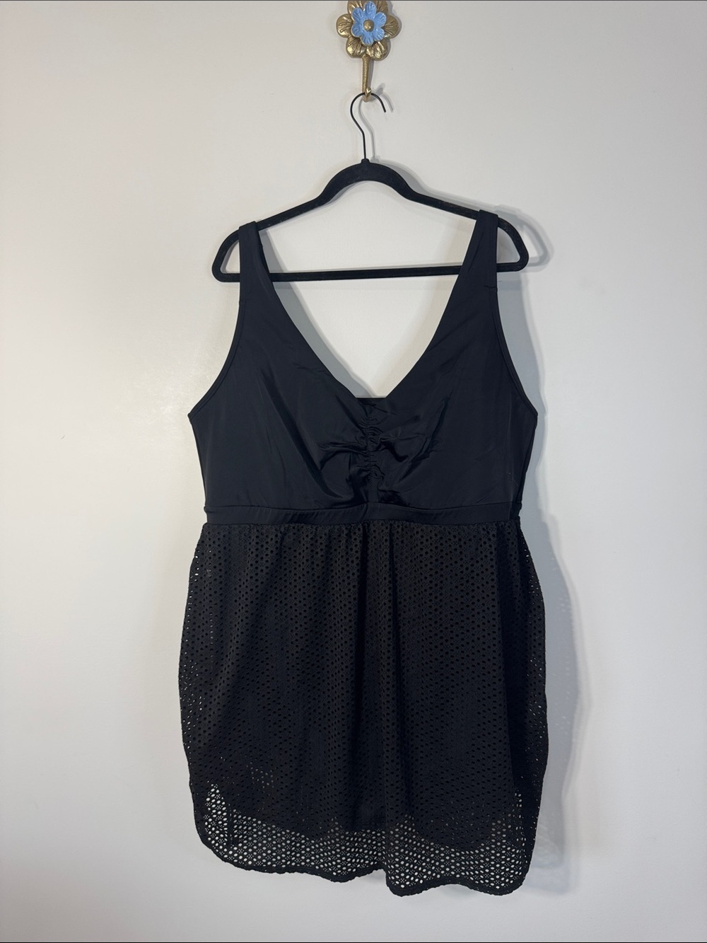 Swim by Cacique Tankini Top Black